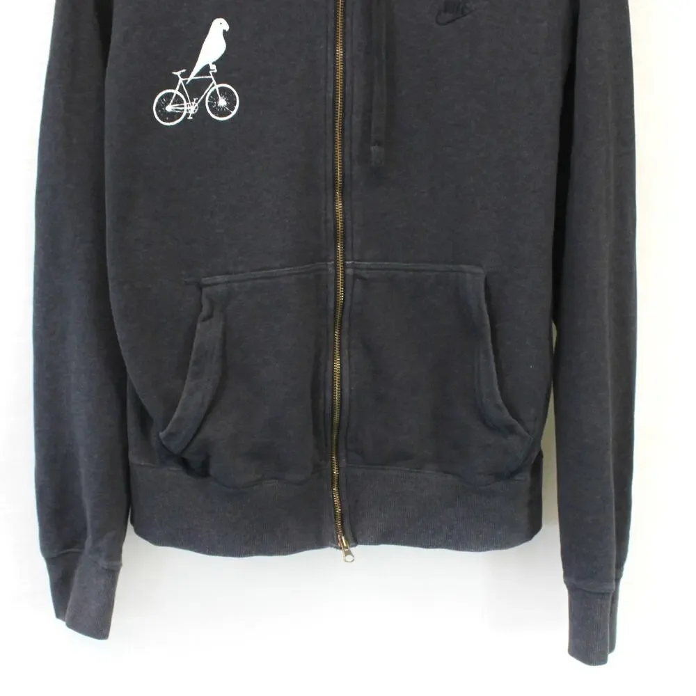 Nike Sportswear Sweatshirt Jacket Hoodie Zip Terry Outdoor Urban Pocket Large